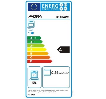 MORA K 110 AW1 spotřeba energie
